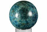 Bright Blue Apatite Sphere - Madagascar #133095-1